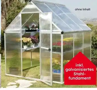 Globus Baumarkt TrendLine Gewächshaus Mythos I Angebot