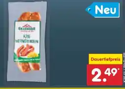 Netto Marken-Discount Grasmehr Käse Mettwürstchen Angebot