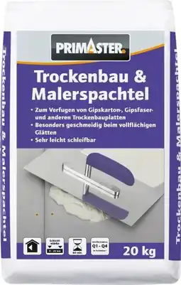 Globus Baumarkt Primaster Trockenbau & Malerspachtel Angebot