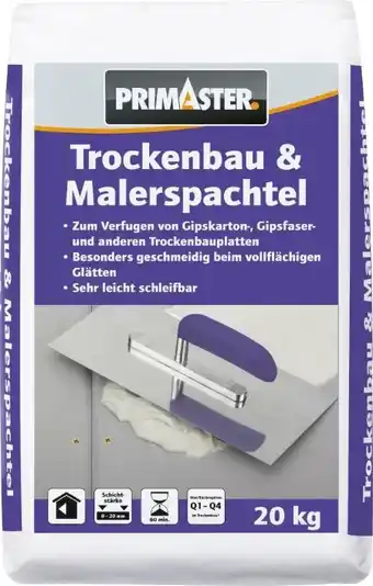 Globus Baumarkt Primaster Trockenbau & Malerspachtel Angebot