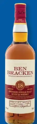 Lidl Ben Bracken Speyside Single Malt Scotch Whisky Angebot