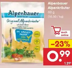 Netto Marken-Discount Alpenbauer Original Alpenkräuter Angebot