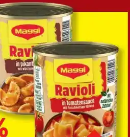 Lidl Maggi Ravioli in Tomatensauce mit Fleischhaltiger Füllung Angebot