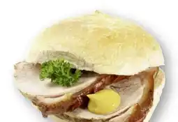 Scheck-in-Center Scheck-in Center Schweinekrustenbraten im Brötchen Angebot