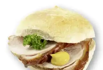 Scheck-in-Center Scheck-in Center Schweinekrustenbraten im Brötchen Angebot