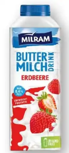 Scheck-in-Center Milram Buttermilch Drink Erdbeere Angebot