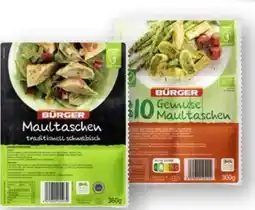 Scheck-in-Center Bürger Maultaschen Angebot