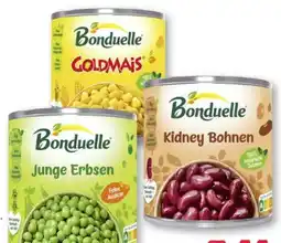 Scheck-in-Center Bonduelle Junge Erbsen Angebot