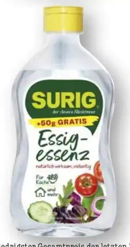 Scheck-in-Center Surig Essigessenz Angebot