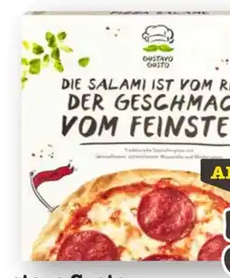 Scheck-in-Center Gustavo Gusto Steinofen Pizza Salami Angebot