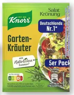 Scheck-in-Center Knorr Salat Krönung Garten Kraüter Angebot