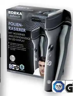Scheck-in-Center Edeka zuhause Folien-Rasierer Angebot