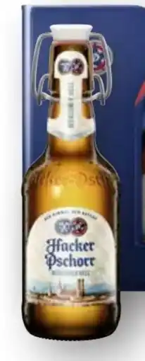 Scheck-in-Center Hacker-Pschorr Münchner Hell Angebot