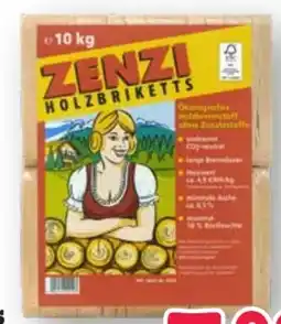 Scheck-in-Center Zenzi Holzbriketts Angebot