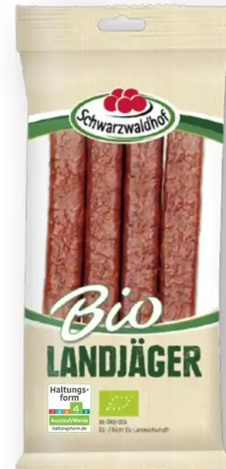 Scheck-in-Center Schwarzwaldhof Bio Landjäger Angebot