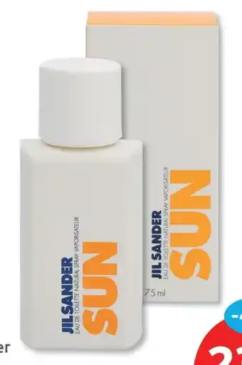 Scheck-in-Center Jil Sander Sun EdT Angebot
