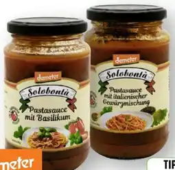 Scheck-in-Center Solobonta Pastasauce Angebot