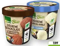 Scheck-in-Center Edeka Bio Eiscreme Schokolade Angebot