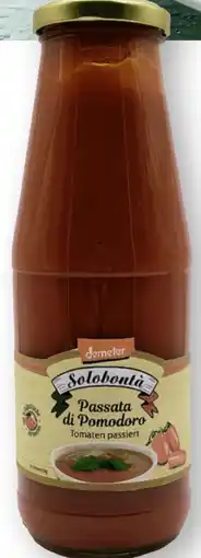 Scheck-in-Center Solobonta Bio Passierte Tomaten Angebot