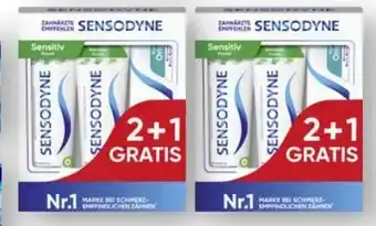 Scheck-in-Center Sensodyne Sensitiv Fluorid Zahncreme XXL Angebot