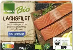 Scheck-in-Center Edeka Bio Lachsfilet Angebot