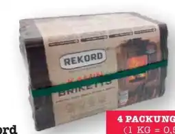 Scheck-in-Center Rekord Folien-Kaminbriketts Angebot