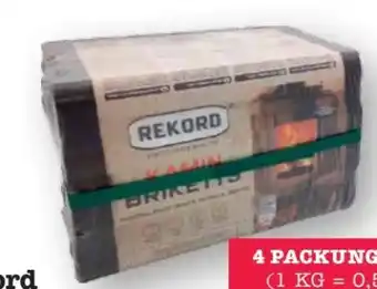 Scheck-in-Center Rekord Folien-Kaminbriketts Angebot