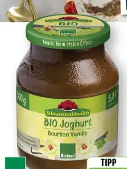 Scheck-in-Center Schwarzwaldmilch Bio Joghurt Bourbon Vanille Angebot