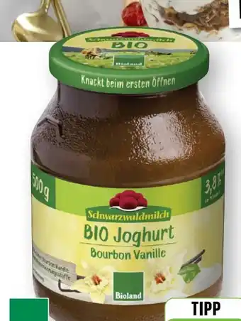 Scheck-in-Center Schwarzwaldmilch Bio Joghurt Bourbon Vanille Angebot