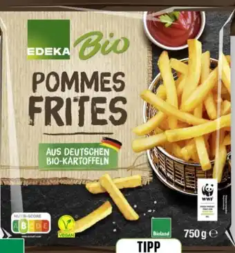 Scheck-in-Center Edeka Bio Pommes Frites Angebot
