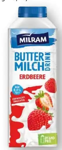 Edeka Milram Buttermilch Frucht-Drink Angebot