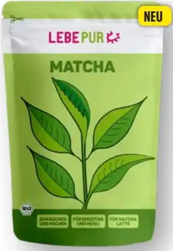 Edeka Lebepur Bio Matcha Pulver Angebot