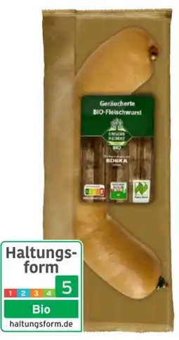 Edeka Unsere Heimat Echt & gut Bio-Fleischwurst Angebot