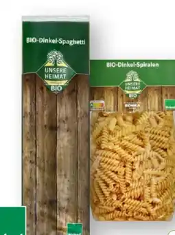 Edeka Unsere Heimat echt & gut Bio-Dinkel Teigwaren Angebot