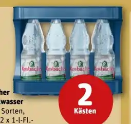 REWE Center Rosbacher Mineralwasser Angebot