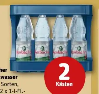 REWE Center Rosbacher Mineralwasser Angebot