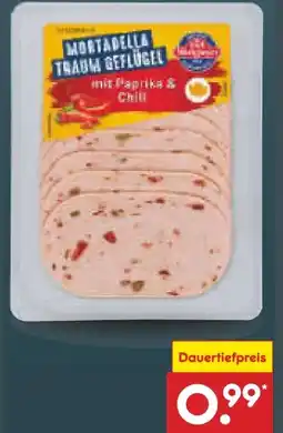 Netto Marken-Discount Stockmeyer Mortadella Traum Geflügel Angebot