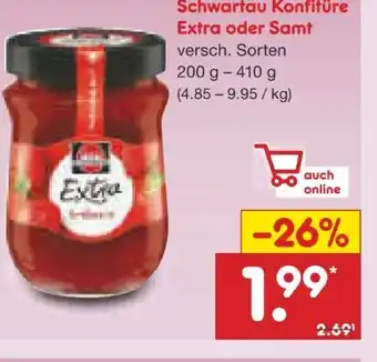 Netto Marken-Discount Schwartau Konfitüre Extra Angebot