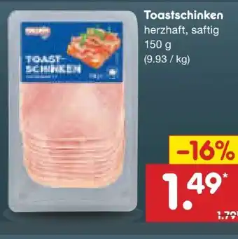 Netto Marken-Discount Sauels Toastschinken Angebot