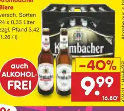 Netto Marken-Discount Krombacher Bier Angebot