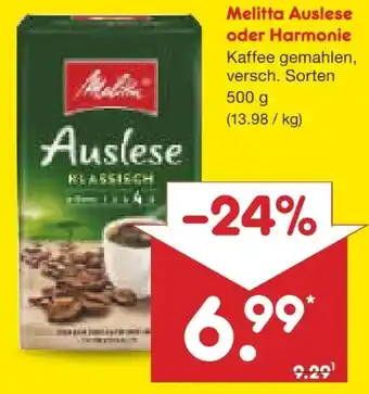 Netto Marken-Discount Melitta Kaffee Auslese Angebot