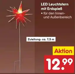 Netto Marken-Discount LED Leuchtstern Angebot