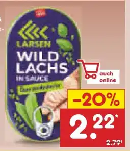 Netto Marken-Discount Larsen Wildlachs Angebot