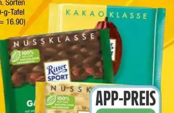 EDEKA Bandelt Ritter Sport Nussklasse Angebot