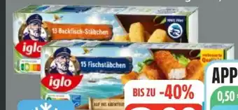 Edeka Frischemarkt Iglo 15 Fischstäbchen Angebot
