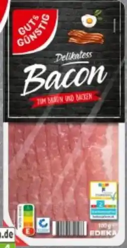 Edeka Gut & Günstig Delikatess-Bacon Angebot
