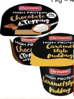 Edeka Ehrmann High Protein Chocolate Pudding Angebot