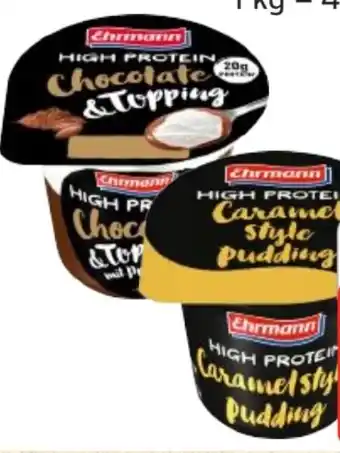 Edeka Ehrmann High Protein Chocolate Pudding Angebot