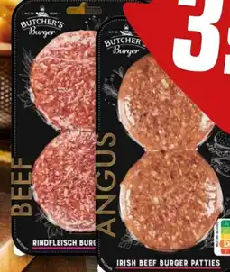 REWE Center Butcher’s Burger Angus Irish Beef Patties Angebot