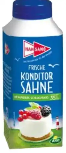 Edeka Hansano Frische Konditor-Sahne Angebot